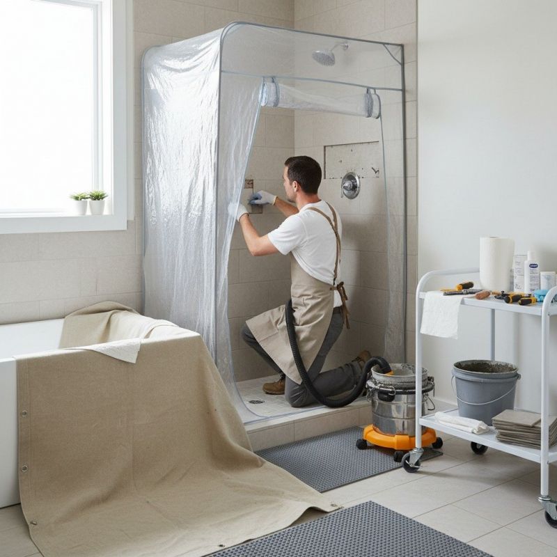 Local Shower Remodeling pros at work